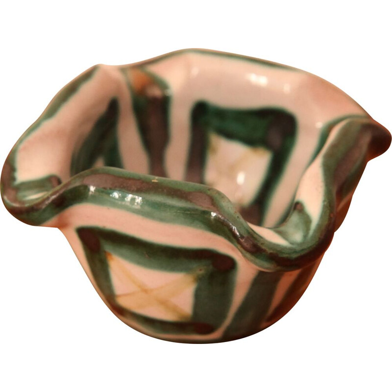 Vintage ceramic ashtray by Robert Picault