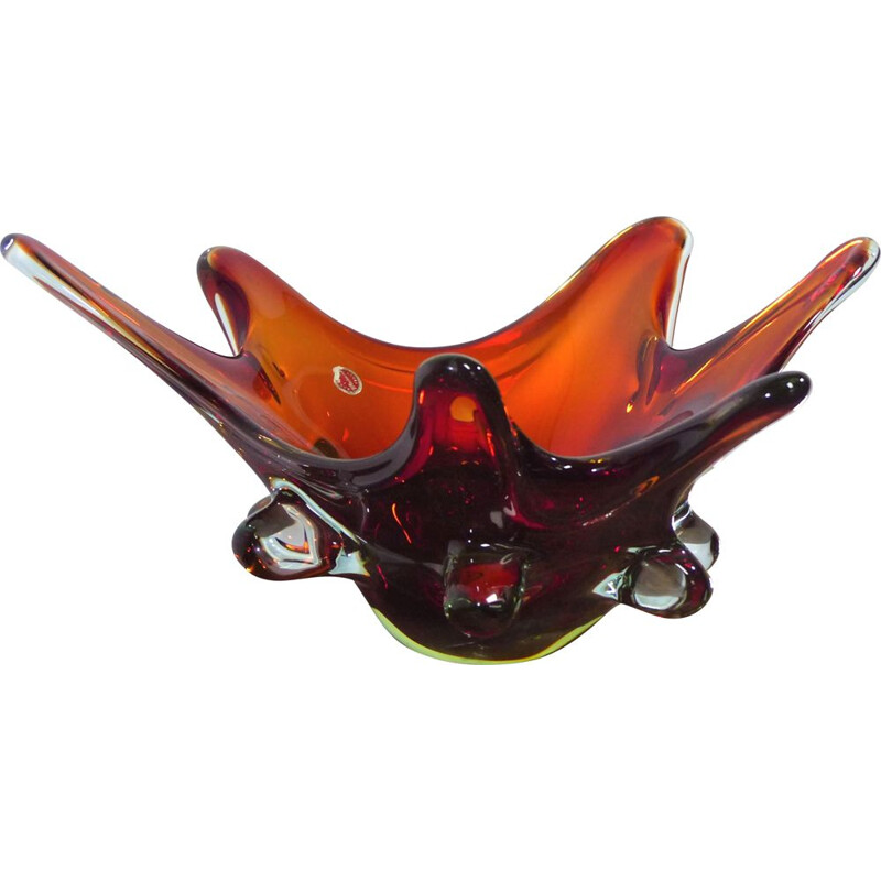 Vintage Murano glass bowl, 1960-1970