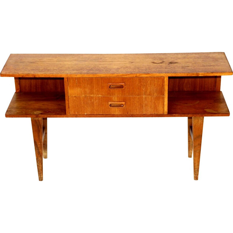 Mid century teak console, Sweden 1960