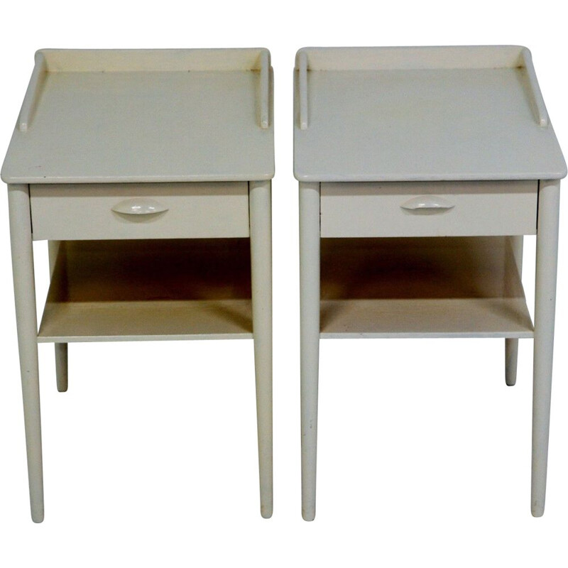 Pair of vintage night stands by Carlström, Sweden 1960