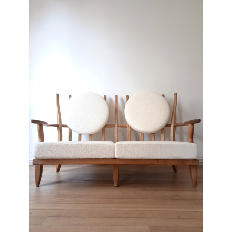 "Grand Repos" vintage sofa by Guillerme and Chambron