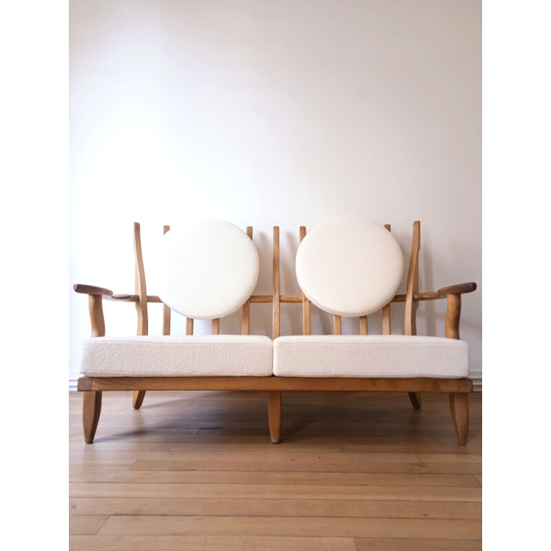 "Grand Repos" vintage sofa by Guillerme and Chambron