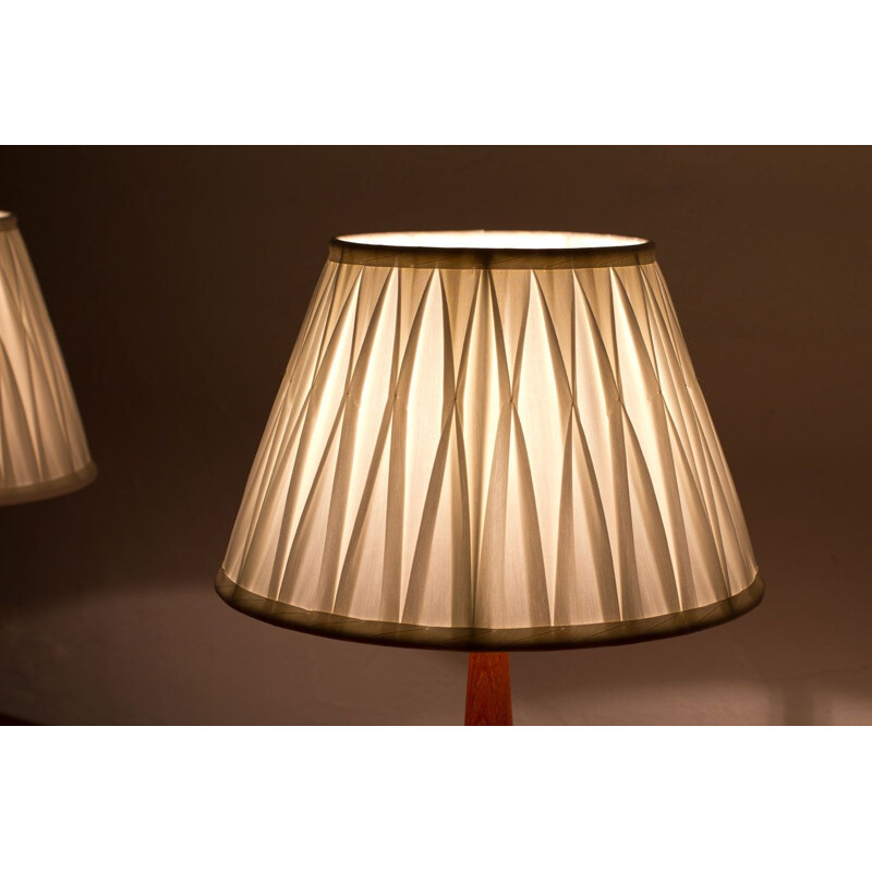 Pair of Swedish vintage table lamps by Hans Bergström for ASEA, 1950s