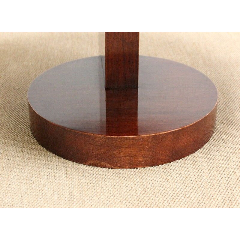 Vintage Art Deco solid mahogany coffee table, 1930