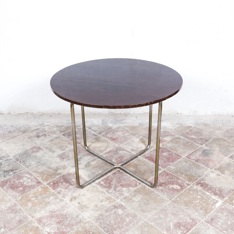 Mid century Thonet B 27 table by Marcel Breuer