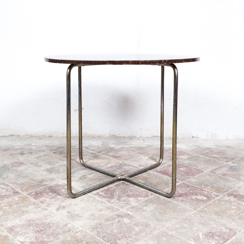 Mid century Thonet B 27 table by Marcel Breuer