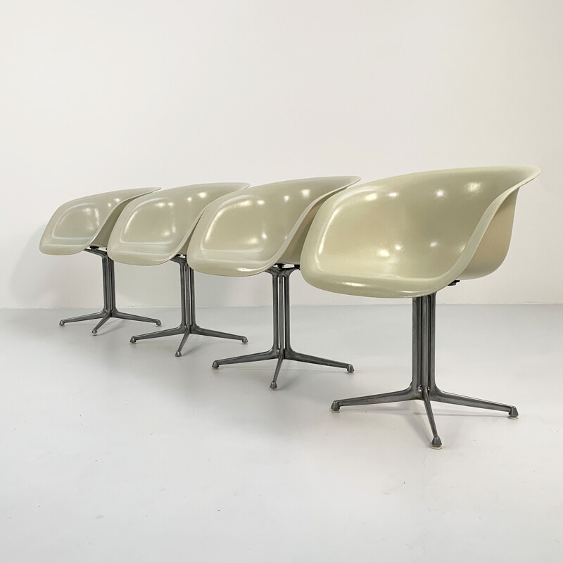 Set of 4 vintage La Fonda armchairs by Charles & Ray Eames for Herman Miller, 1960s