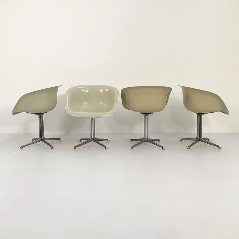 Set of 4 vintage La Fonda armchairs by Charles & Ray Eames for Herman Miller, 1960s