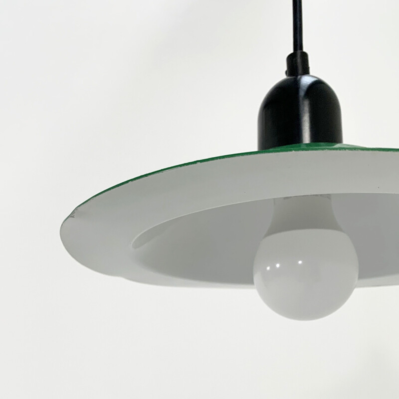 Mid century Lampiatta pendant lamp by Jonathan De Pas & Donato D'urbino for Stilnovo, 1970s