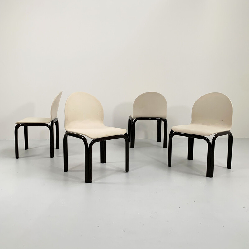 Ensemble de 6 fauteuils vintage Orsay par Gae Aulenti pour Knoll, 1970