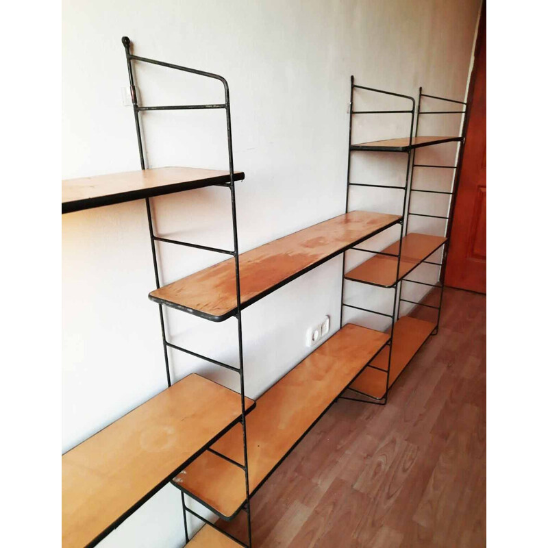 Vintage Scandinavian XXL modular shelf by Katja and Nisse Strinning, Sweden 1960