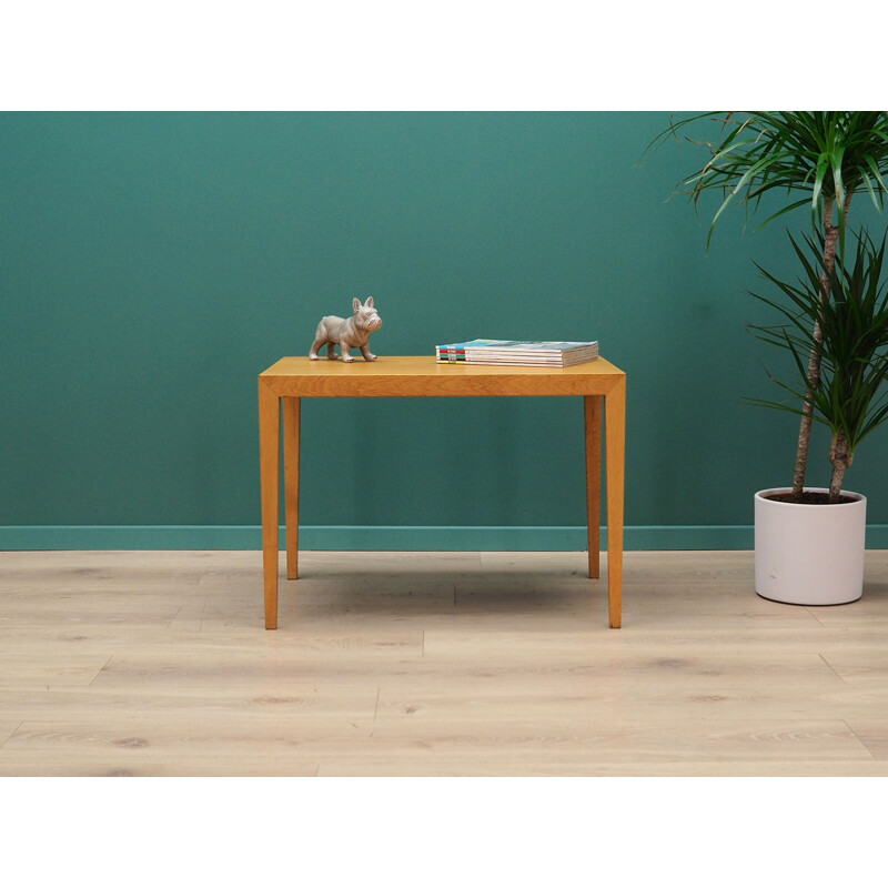 Danish ashwood vintage coffee table by Severin Hansen for Haslev Møbelsnedkeri, 1960s