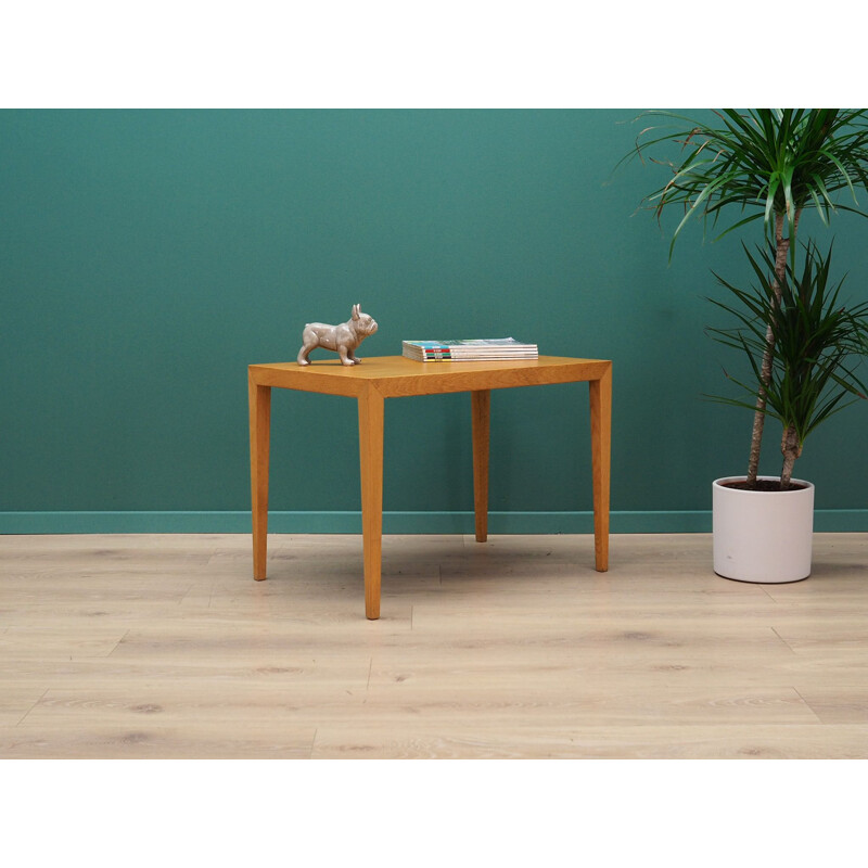 Table basse danois vintage en bois de frêne par Severin Hansen pour Haslev Møbelsnedkeri, 1960