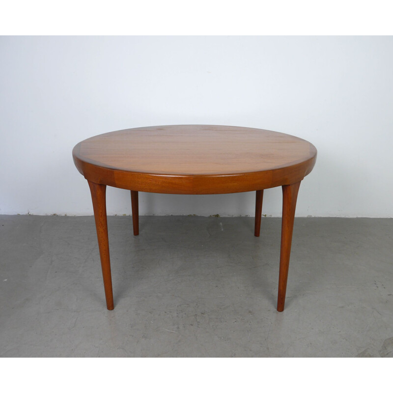 Mesa de teca vintage de Ib Kofod-Larsen para Faarup Mobelfabrik, Dinamarca 1960