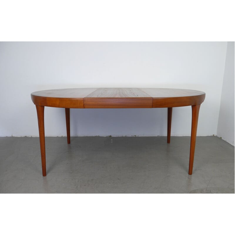 Mesa de teca vintage de Ib Kofod-Larsen para Faarup Mobelfabrik, Dinamarca 1960