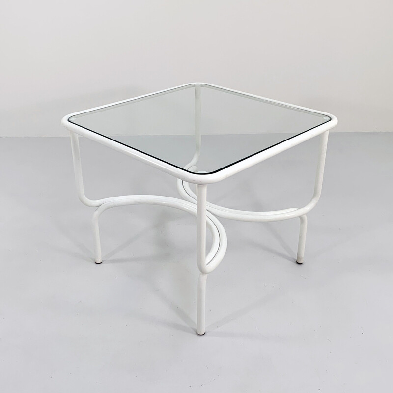 White vintage Locus Solus garden table by Gae Aulenti for Poltronova, 1960s