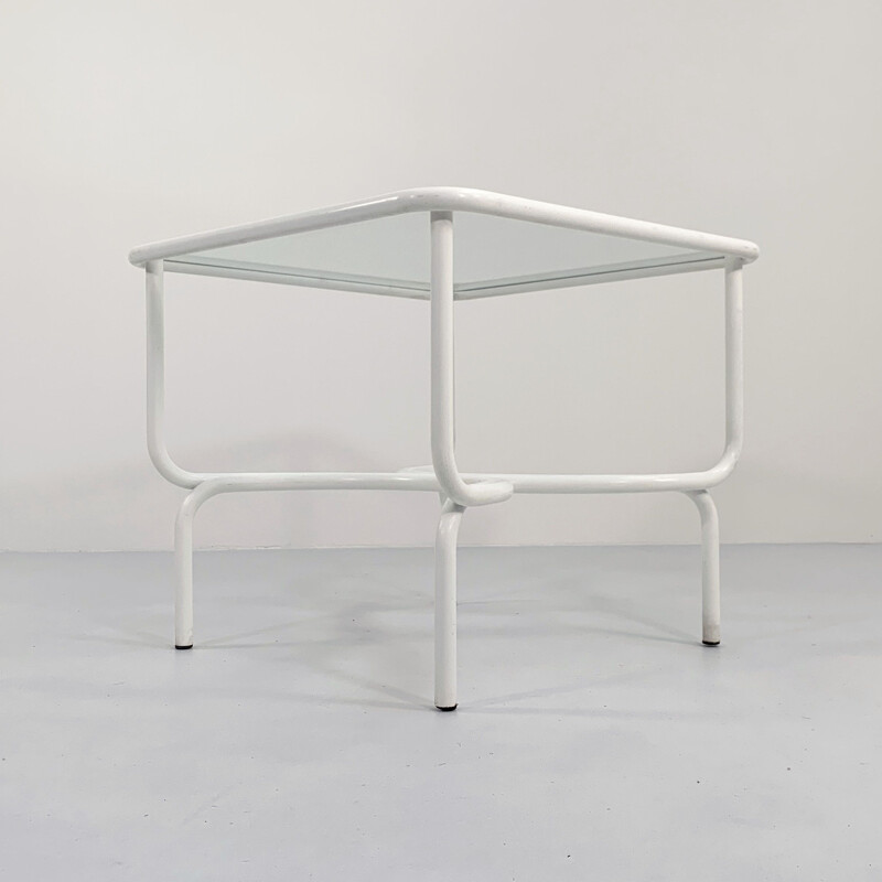 White vintage Locus Solus garden table by Gae Aulenti for Poltronova, 1960s