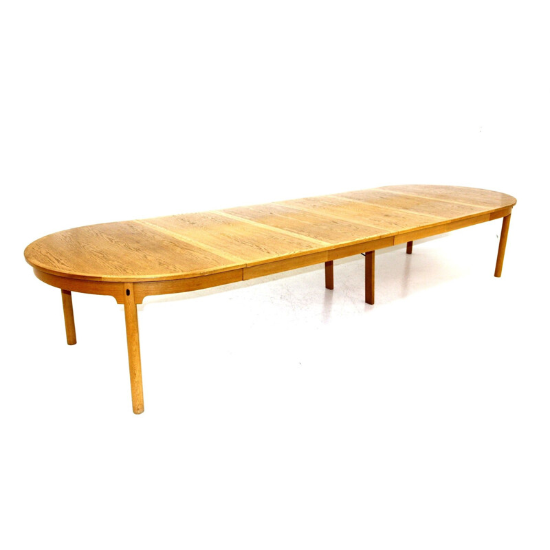 Table vintage en chêne par Børge Mogensen, Danemark 1960