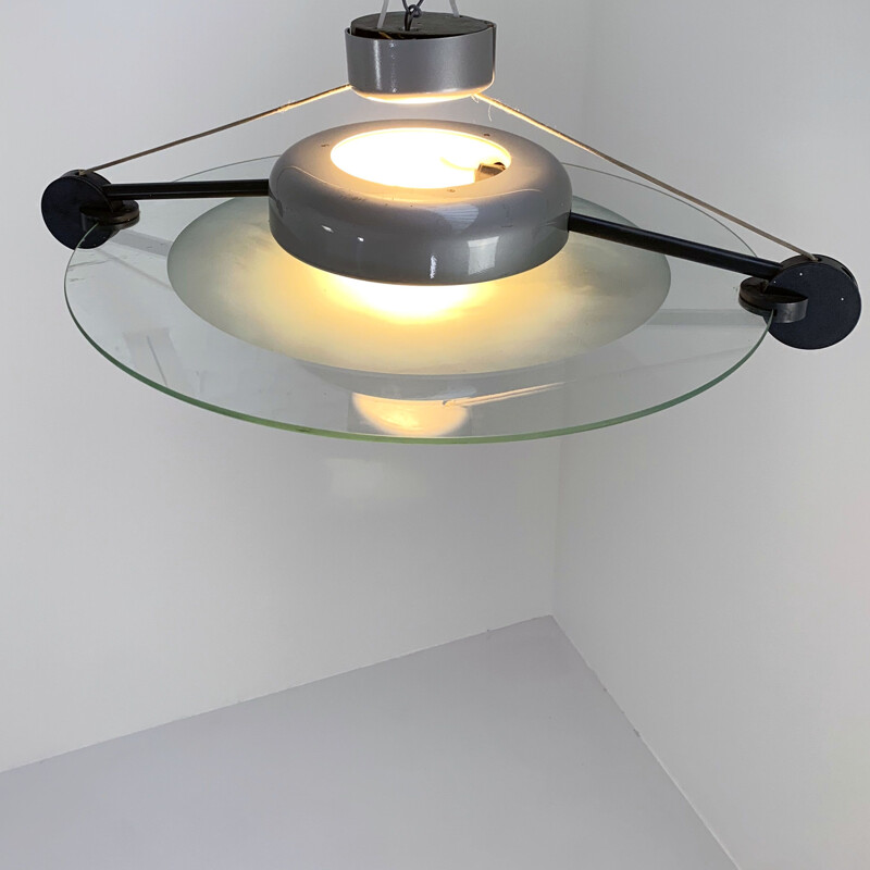 Vintage Cyclos pendant lamp by Michele De Lucchi for Artemide, 1980s