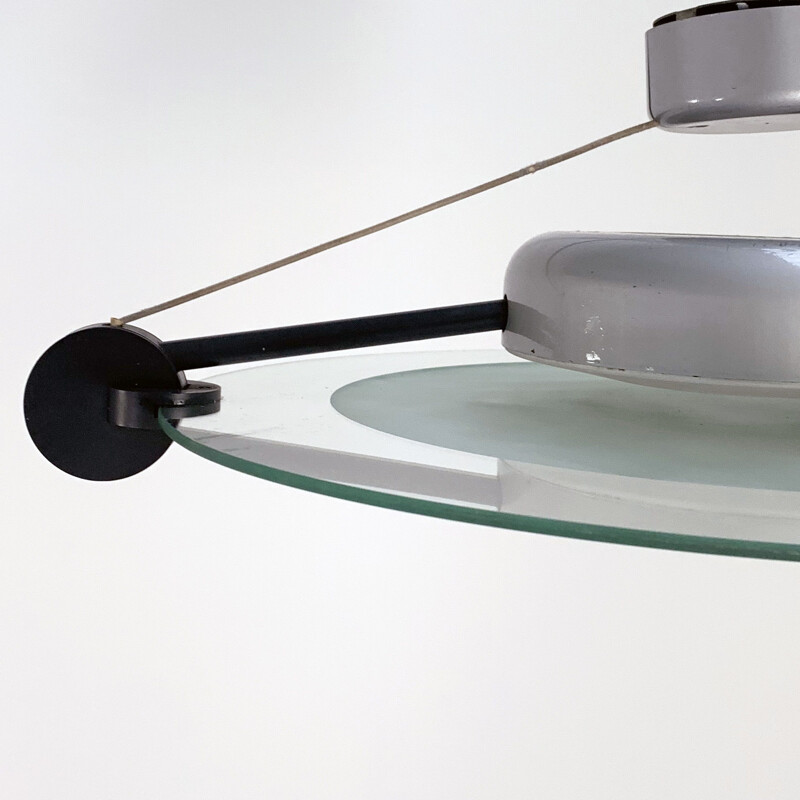 Vintage Cyclos pendant lamp by Michele De Lucchi for Artemide, 1980s