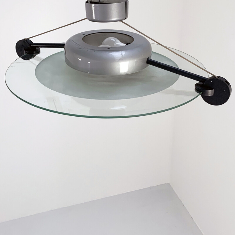 Vintage Cyclos pendant lamp by Michele De Lucchi for Artemide, 1980s