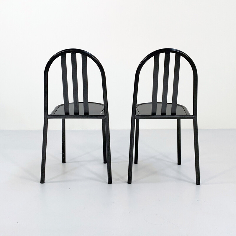 Set of 4 vintage no.222 chairs by Robert Mallet-Stevens, 1970s