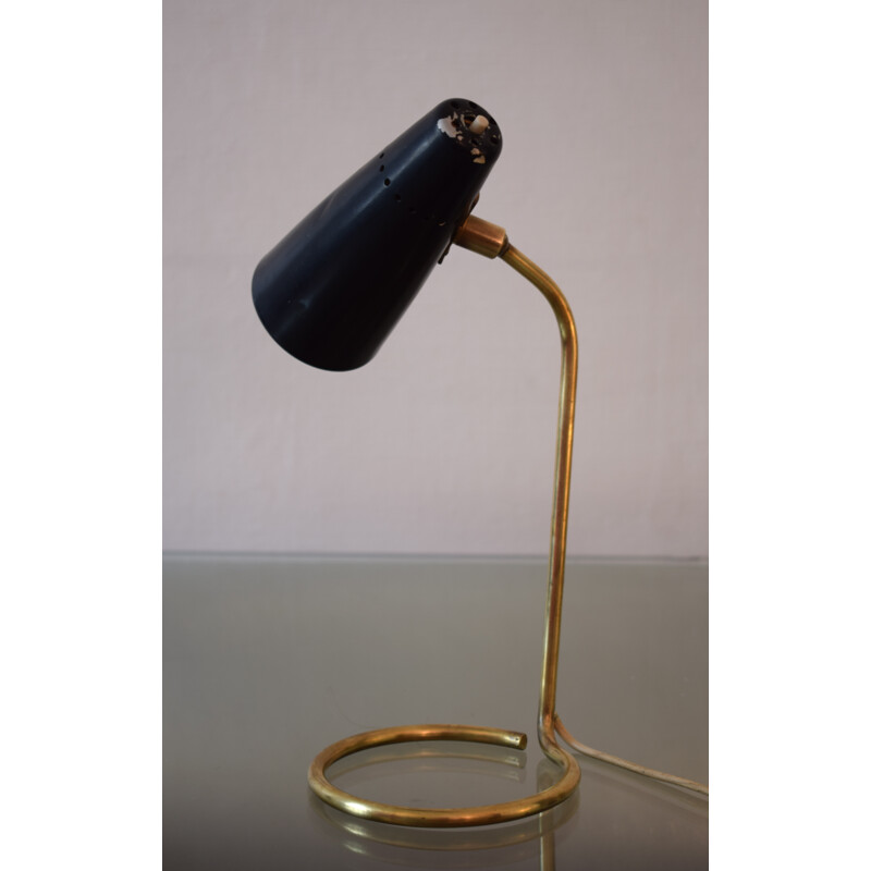  Stilnovo desk lamp in brass - 1960s