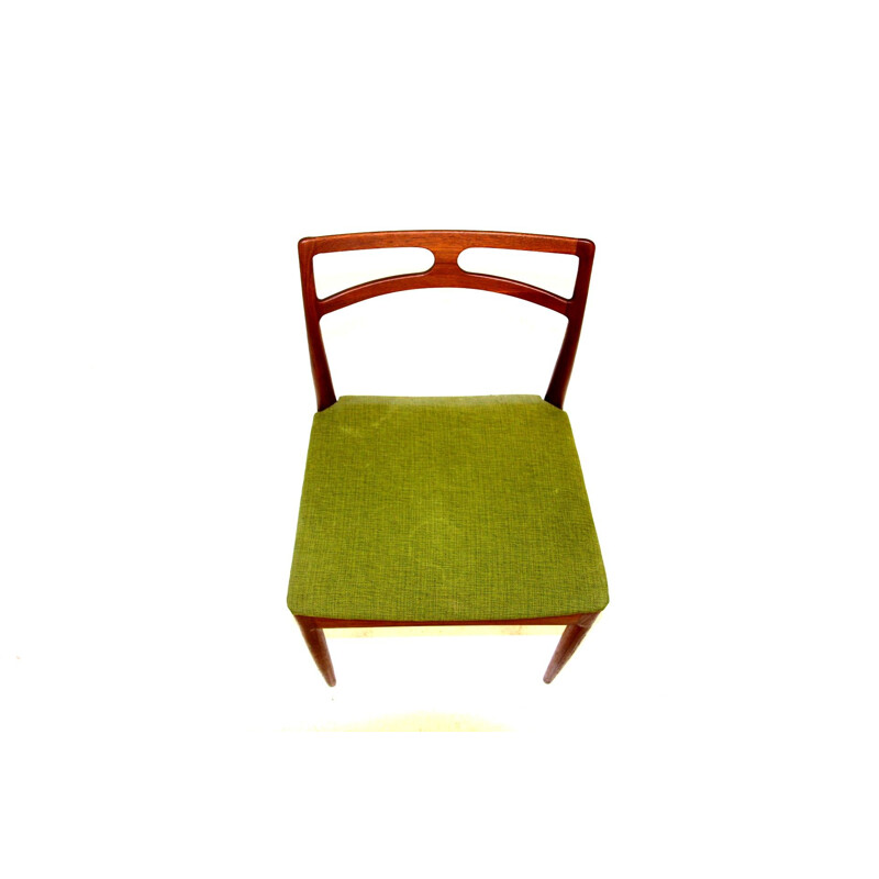 Set of 6 vintage teak chairs model 94 by Johannes Andersen for Linneberg, Denmark 1960