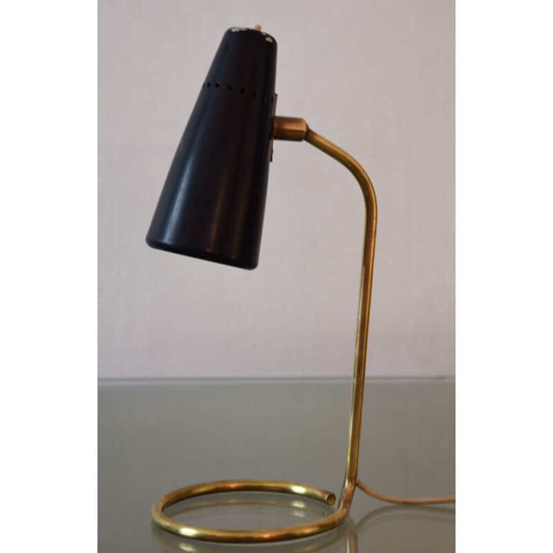  Stilnovo desk lamp in brass - 1960s