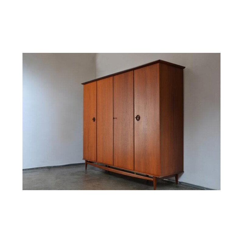 Complete Webé bedroom set in teak, Louis van TEEFFELEN - 1960s