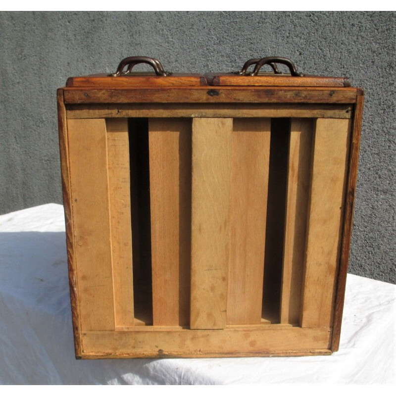 Mid century file cabinet in oakwood, 1930s