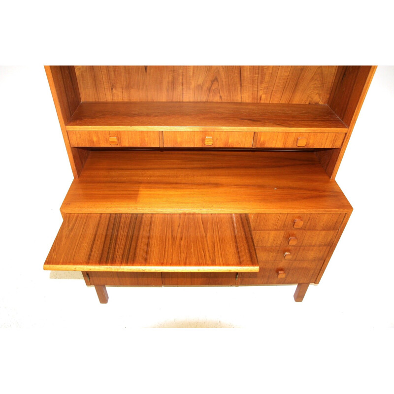 Vintage teak secretary, Sweden 1960