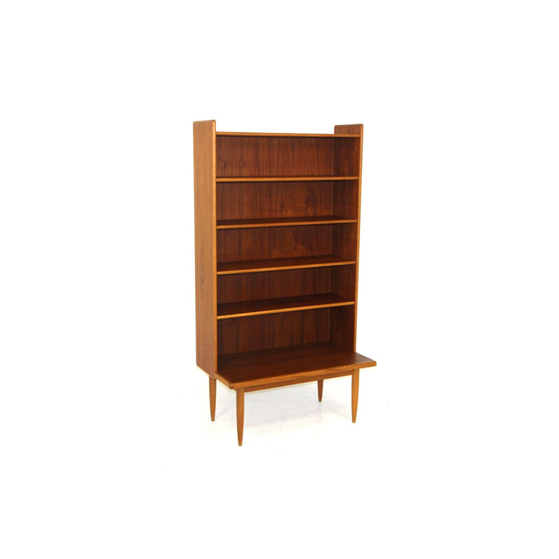 Vintage teak bookcase, Sweden 1960