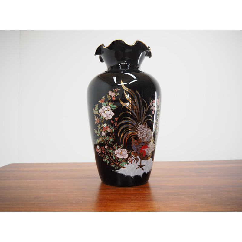 Mid century glass vase