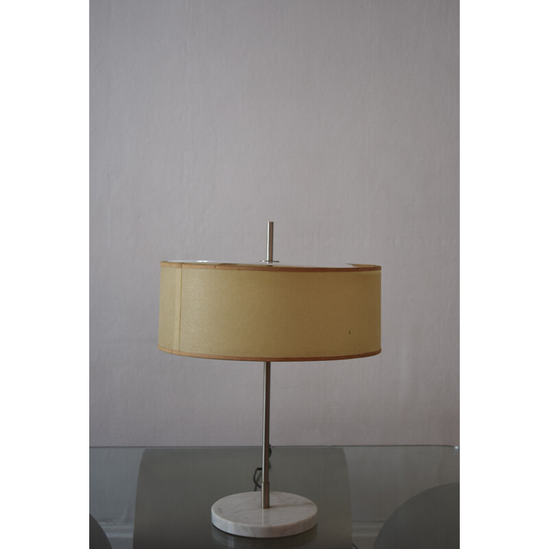 Table lamp with marble base, Alain RICHARD - 1960s