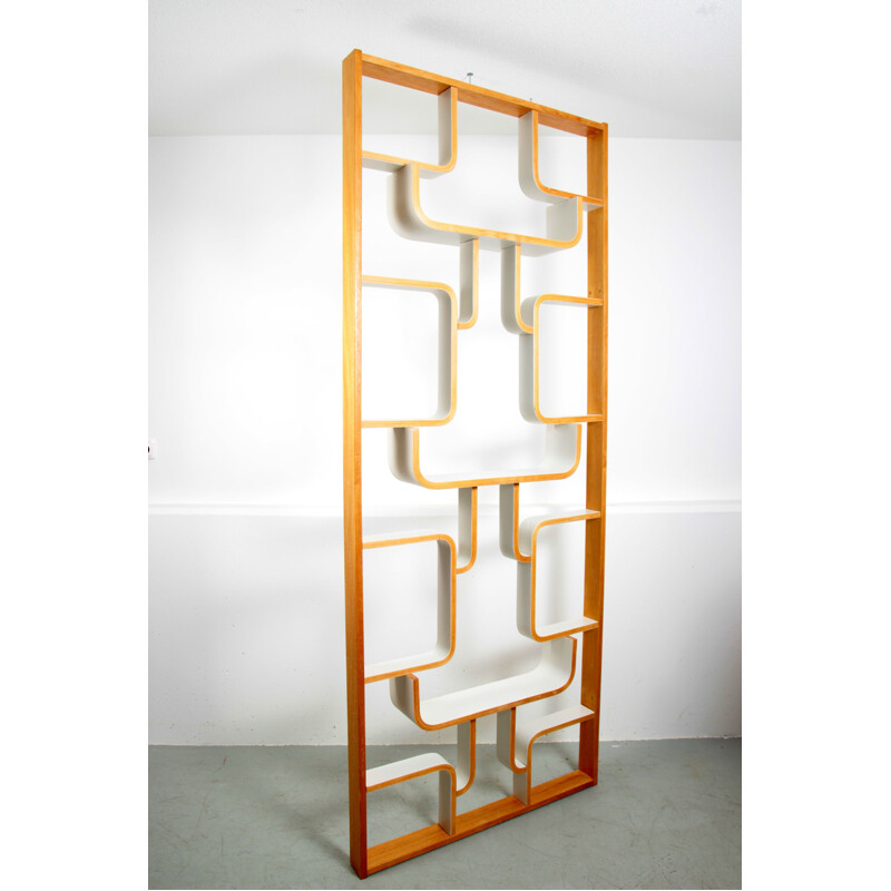 Vintage room divider by van Ludvik Volak for Dřevopodnik Holešov, Czech Republic 1960s