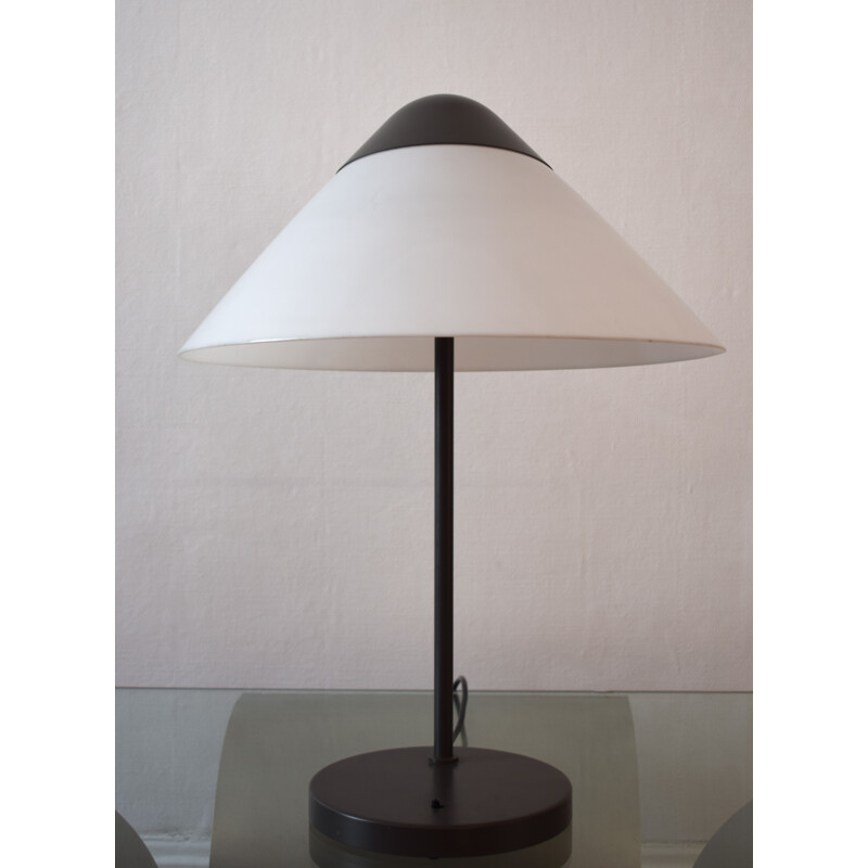 "Opala" lamp in metal and opaline, Hans WEGNER - 1970s