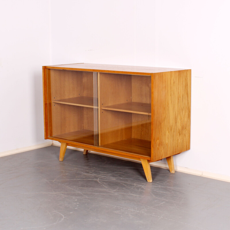 Vintage display cabinet by Jindrich Halabala