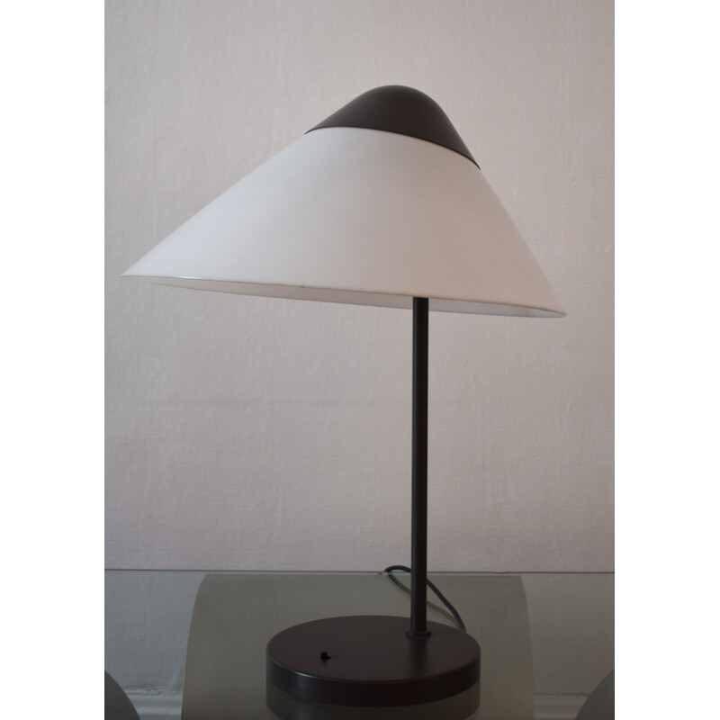 "Opala" lamp in metal and opaline, Hans WEGNER - 1970s