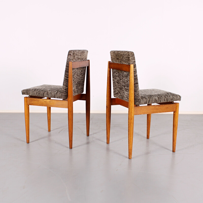 Ensemble de 4 chaises vintage, 1960
