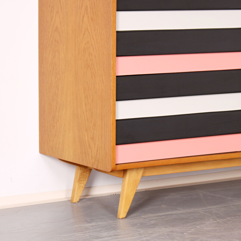 Mid century multicolored chest of drawers by Jiri Jiroutek