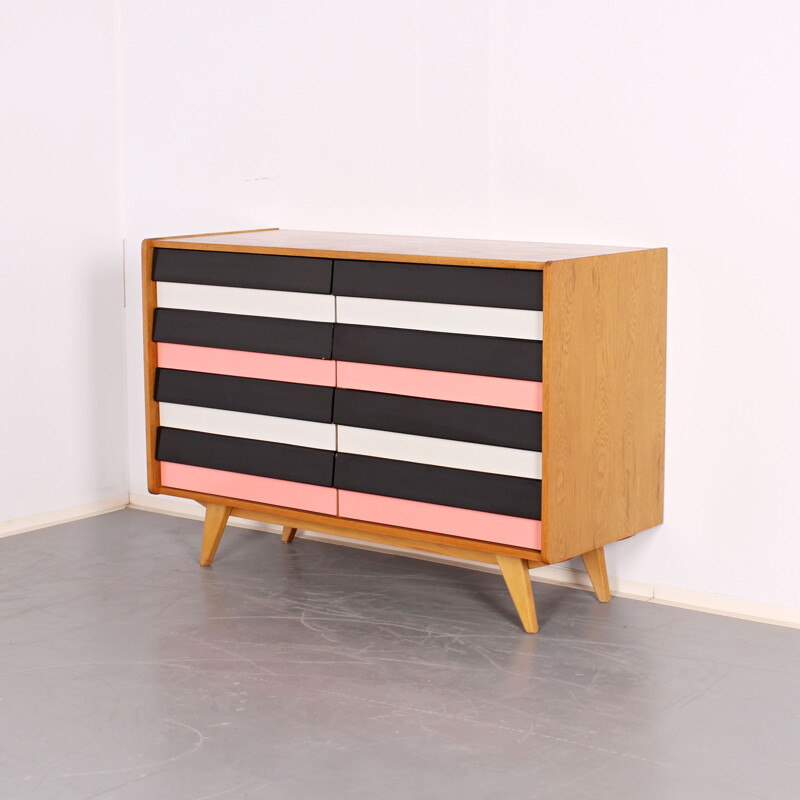 Mid century multicolored chest of drawers by Jiri Jiroutek