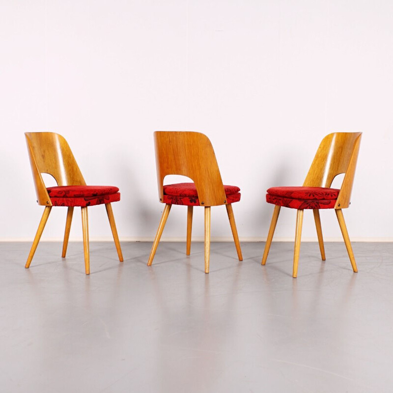 Set of 3 vintage chairs by Oswald Haerdtl