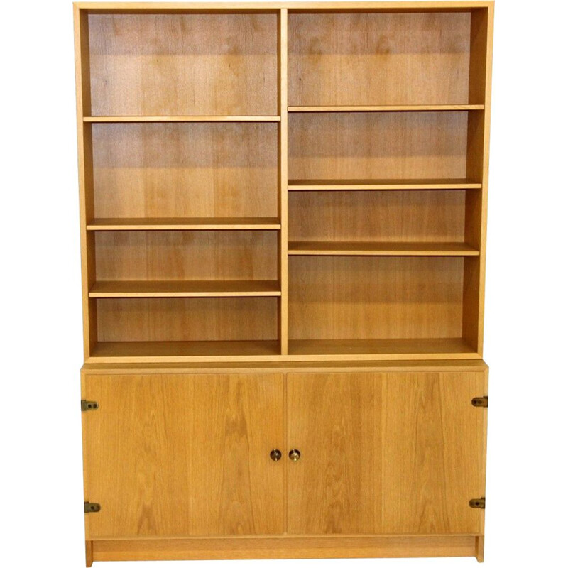 Vintage oakwood bookcase by Børge Mogensen for Karl Andersson & Söner, Sweden 1960