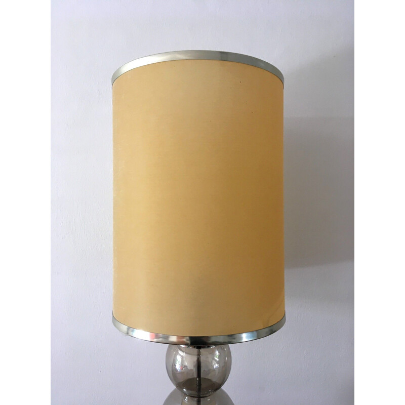 Vintage glass lamp XXL, 1970