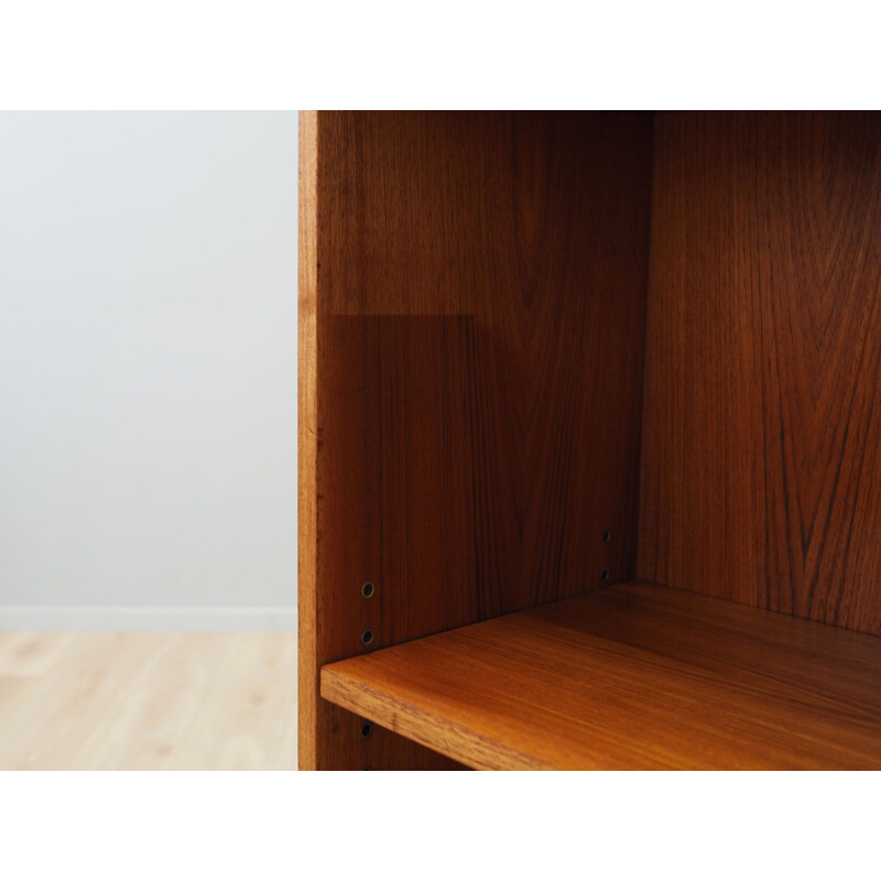 Teak vintage bookcase, Denmark 1970s