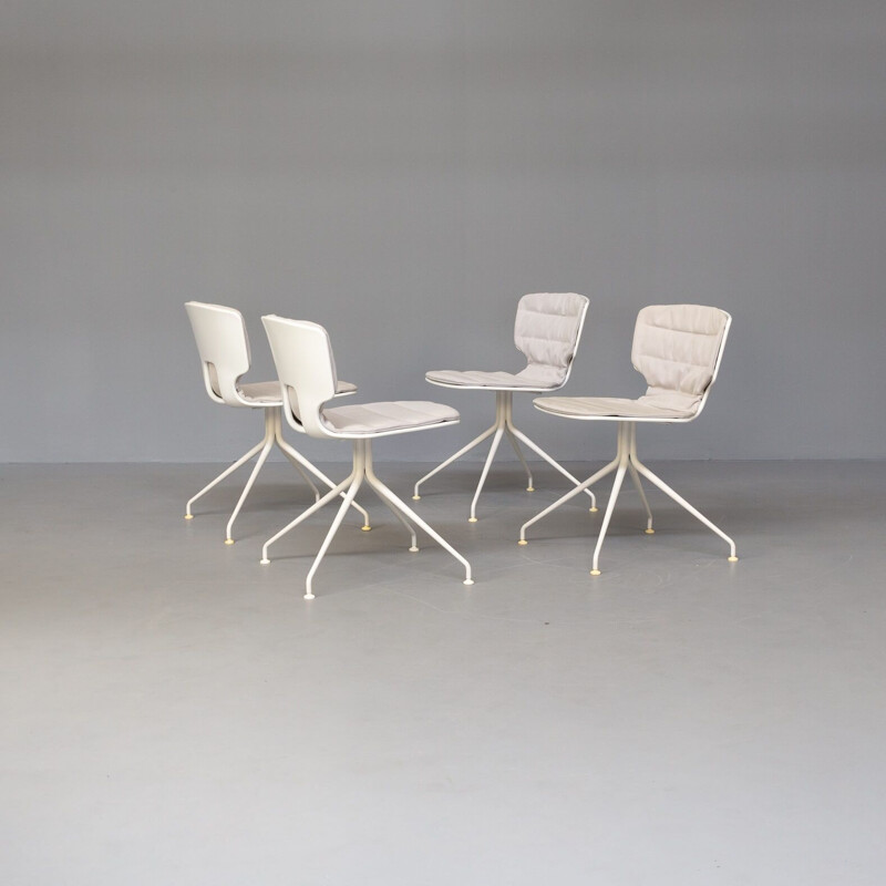 Set of 4 vintage "erice" chairs by Alberto Haberli for Alias, 2000