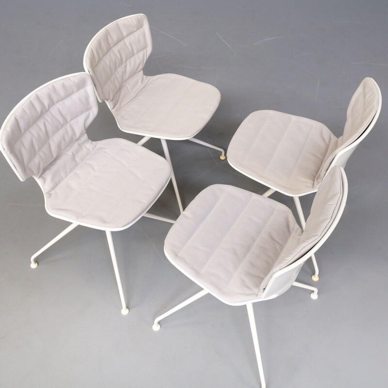 Set of 4 vintage "erice" chairs by Alberto Haberli for Alias, 2000