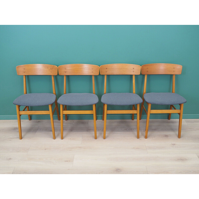 Set of 4 vintage chairs for Farstrup Møbler, Denmark 1960s