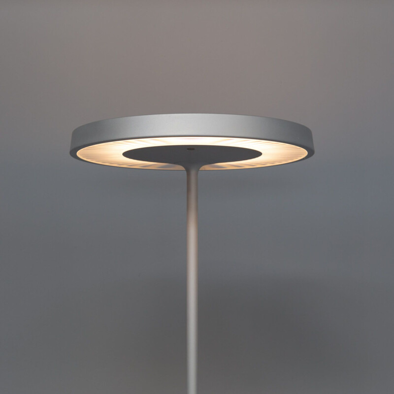 Lampadaire vintage "disque" par Daniel Kubler pour Belux